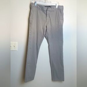 Nordstrom Men's Shop 31x32 Athletic Fit Pants Trousers in Gray Taupe Dobby